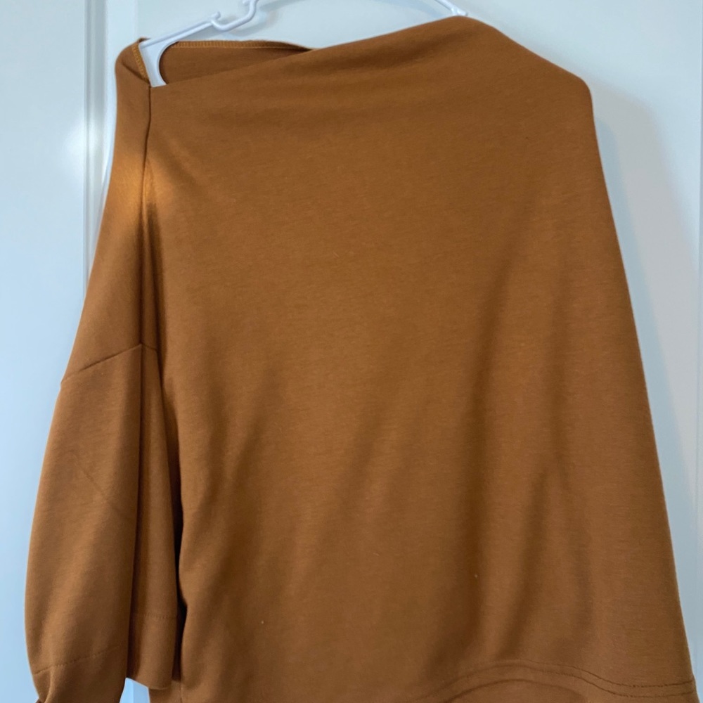 Wide Neck Crop Sweater